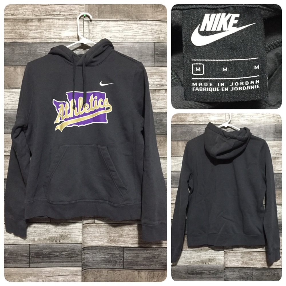 Nike UW Athletics Hoodie Women’s M Gray Pullover University Of Washington